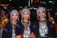 Thailand: Thai schoolgirls dressed in Akha traditional costume for the Loy Krathong Parade, Loy Krathong Festival, Chiang Mai